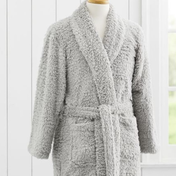Pottery Barn Other - New! Pottery Barn Gray Colored Robe Small